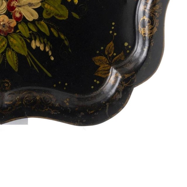 Antique European Tray in Metal, 1800s For Sale - Image 5 of 6