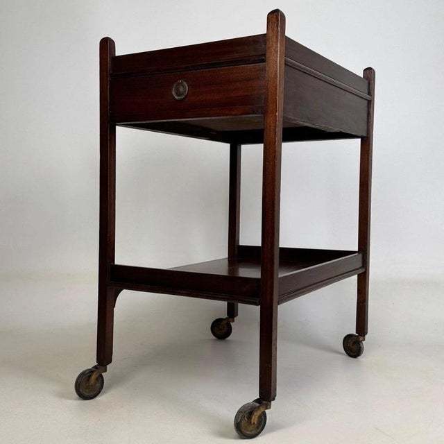 Antique Georgian Mahogany Tea Trolley, 1800s For Sale - Image 3 of 13