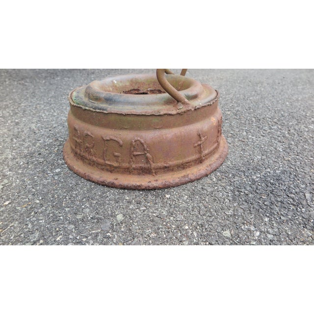 American 1990s "Fisherman" Metal Sculpture by A.R. Gately For Sale - Image 3 of 13