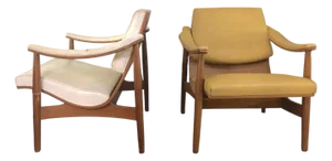 Pair of Mid-Century Danish Bentwood Armchairs by Thonet