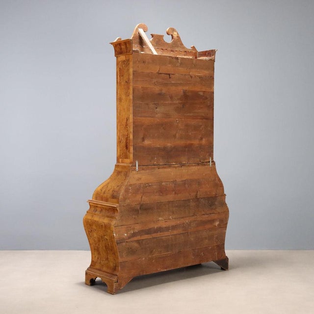 Trumeau in Walnut and Walnut Burl For Sale - Image 13 of 14