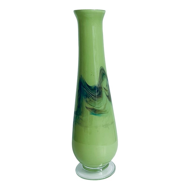 Fulvio Bianconi 1960s Art Glass Vase Murano Italy For Sale