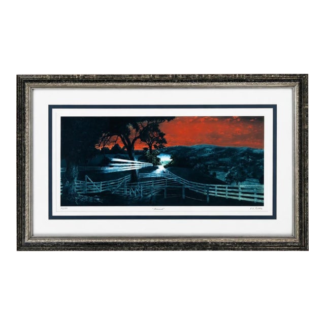 Late 20th Century G. H. Rothe "Marvel" Limited Edition Mezzotint Landscape - Framed For Sale