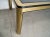 1970’s Mid-Century Modern Brass & Dark Glass Dining Table For Sale - Image 10 of 12