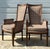 Mid-Century Vintage Stylized French Country Club Chairs/Pair For Sale In Philadelphia - Image 6 of 11
