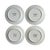Ceramic 1999 Pottery Barn Millennium Series “The Decades” Salad / Dessert Plates - Set of 12 For Sale - Image 7 of 8