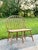 Brown Mid Century Solid Oak Bowback Windsor Armless Bench Settee For Sale - Image 8 of 10
