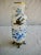 Splendid vase , with enameled decor of flowers and a beautiful bird , you have here the mix of different techniques , with...