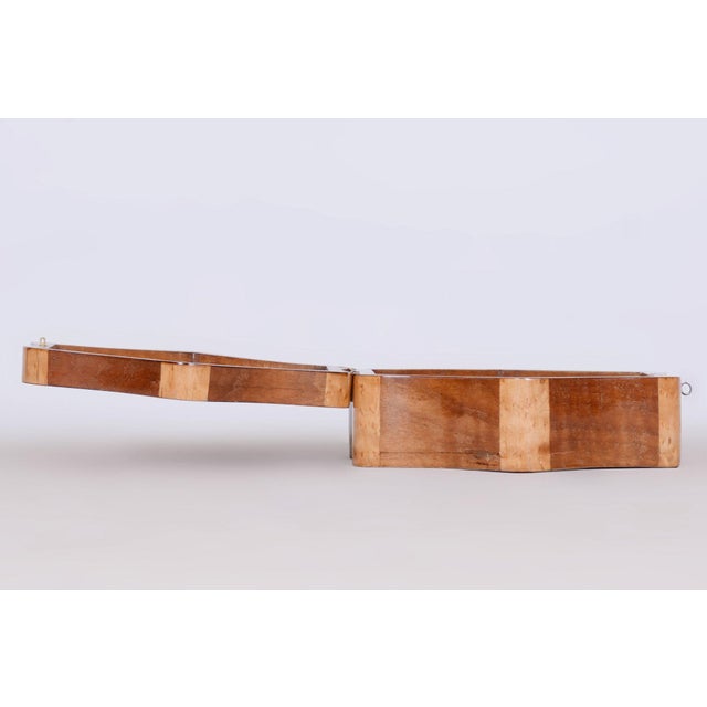 Art Deco Jewelry Box in Walnut and Maple, Czech, 1920s For Sale - Image 12 of 13