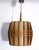 Mid-Century Modern Cocoon Teak Pendant Lamp, 1970s, in Very Good conditions. Designed 1970 to 1979 Up to 250V (Europe/UK...