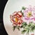 White Chinese Ceramic Plate,Famille Rose Porcelain Plate Hand Painted Peony Flowers Pattern For Sale - Image 8 of 10