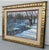 Large Framed Winter Landscape Monica Cascio Oil Painting “Dalton’s Creek” Texas For Sale - Image 15 of 18