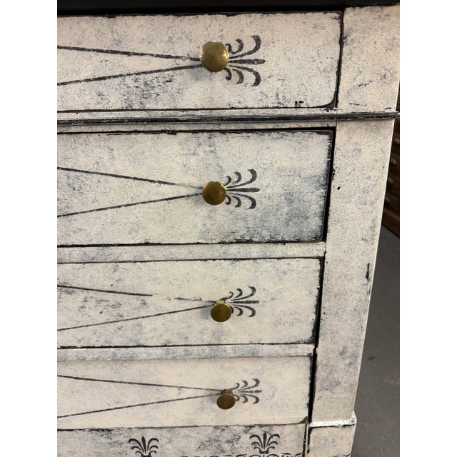 Wood 19th. C. French Louis Philippe Painted Commode For Sale - Image 7 of 9