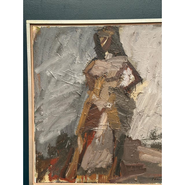 Juho Suni, Nude Woman, 1950s, Oil on Canvas, Framed For Sale - Image 18 of 18