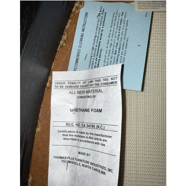 Wood Late 20th Century Thomasville Earnest Hemmingway Set of 8 Dining Chairs For Sale - Image 7 of 7