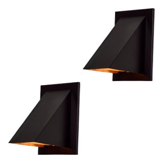 Jonas Bohlin 'Oxid' Wall Lights for Örsjö in Black - a Pair For Sale