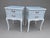 1900s French Louis XVI Mint Beech Nightstands-Pair For Sale - Image 10 of 10