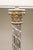 Brass Large Matched Pair Waterford Crystal French Empire Corinthian Column Brass Table Lamps 1960's For Sale - Image 8 of 13