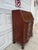 Wood Vintage Chippendale Style Mahogany Secretary Desk With Serpentine Drawers, Ball and Claw Feet & Drop Front For Sale - Image 7 of 12