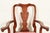 Wood Henkel Harris Queen Anne Solid Cherry Wood Dining Chairs, Set of Eight For Sale - Image 7 of 14