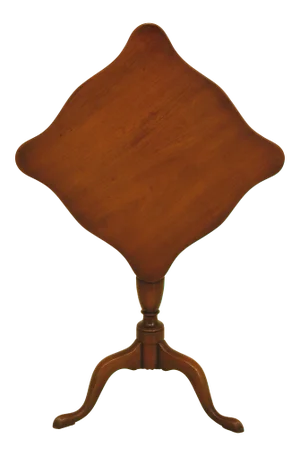 1960s Hepplewhite Kittinger CW-20 Colonial Williamsburg Mahogany Tilt Top Table