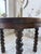 Round Walnut Table with Turned Legs, 1900s For Sale - Image 13 of 18