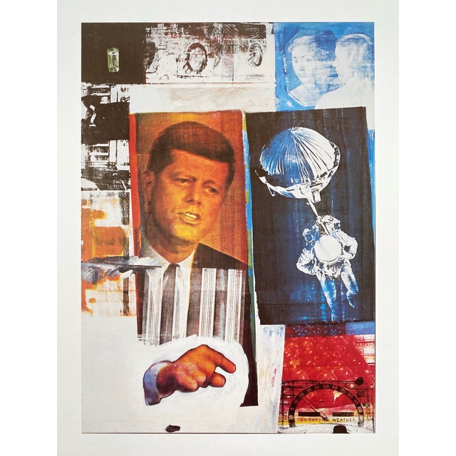 Robert Rauschenberg Vintage 1993 Pop Art Offset Lithograph Print " Retroactive " 1964 For Sale - Image 12 of 12