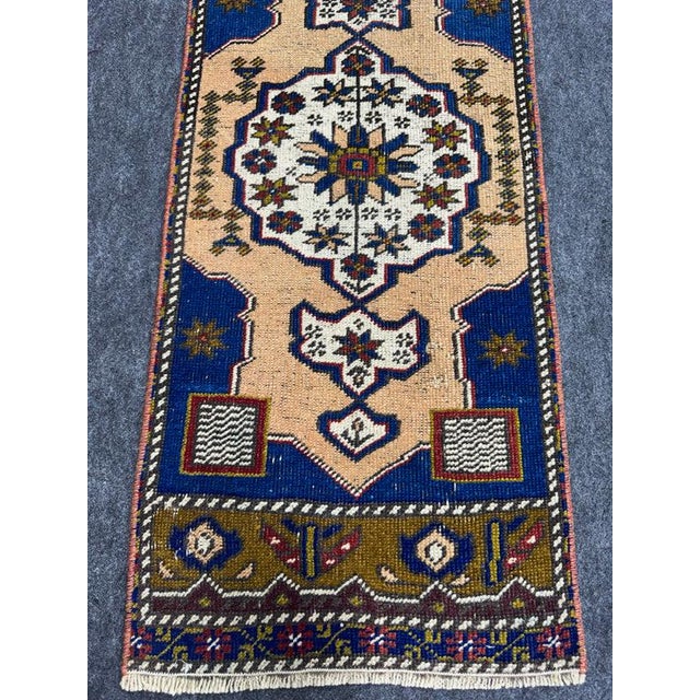 Contemporary Turkish Yastik Rug 1'6" x 3'8" For Sale - Image 3 of 5