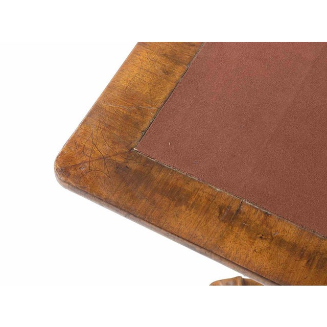 Vintage Italian Wood Game Table, 1950s For Sale - Image 12 of 13