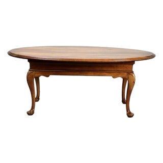 Vintage Solid Cherry Queen Anne Style Coffee Table Attr. Pennsylvania House For Sale