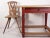 Red Antique Dining Table For Sale - Image 8 of 13