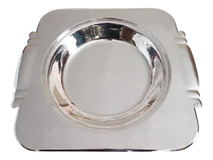 1940s Dirk Van Erp American Silverplate Arts and Crafts Serving Bowl