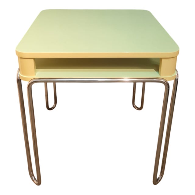Vintage Tubular Card Table For Sale