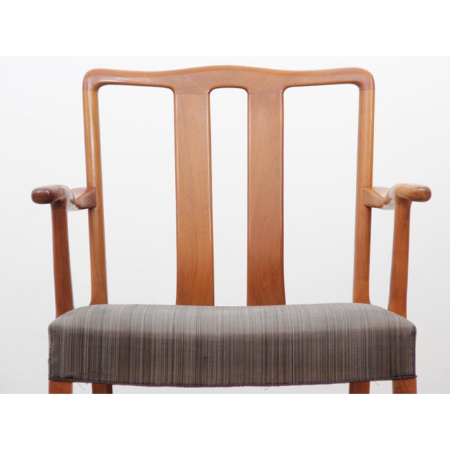 Set of Scandinavian FH43 Armchairs by Ole Wanscher for Fritz Hansen, 1943 For Sale - Image 12 of 18