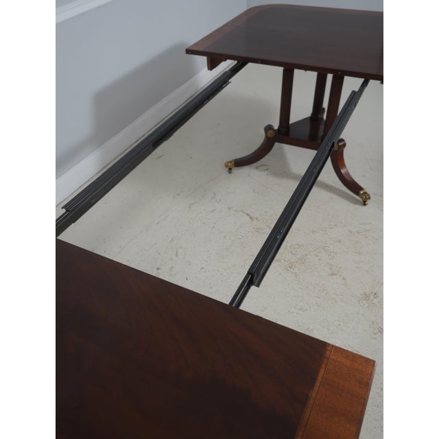 Henkel Harris Model 2276 Mahogany Dining Room Table For Sale - Image 10 of 18