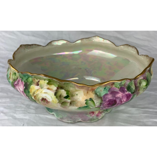 Traditional Antique Iridescent Bowl For Sale - Image 3 of 12