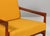 Erik Wørts lounge chair sofa new upholstered with yellow fabric from Nevotex. Frame of teak. Made for Ikea. This piece is...