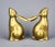 Metal Mid 20th Century Brass Rabbit Bookends - a Pair For Sale - Image 7 of 8
