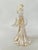 1980s Single Murano Glass Clear and Gold Infused Angel Candle Holder For Sale - Image 5 of 14