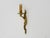 Vintage Brass Wall Sconce with Acanthus Leaf Motif, 1960s For Sale - Image 4 of 8