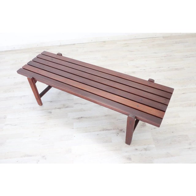 Swedish Teak Bench, 1960s For Sale - Image 6 of 9