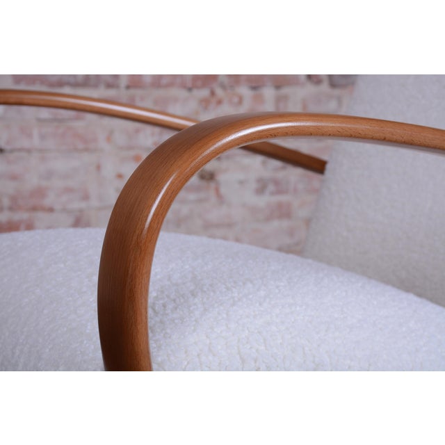 Czech Art Deco Model C Armchair by to J. Halabala for Up Zavody, 1940s For Sale - Image 6 of 17