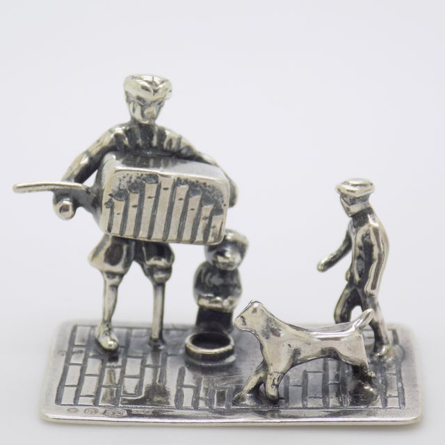 Vintage British Handmade Genuine Sterling Silver 925 Figurine, 1940s For Sale - Image 13 of 13