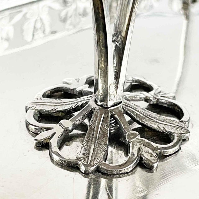 Antique Milanese Silver Oil Cruet, 1828, Set of 3 For Sale - Image 9 of 12