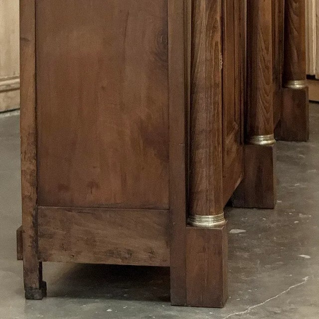 Early 19th Century French Empire Period Walnut Grand Buffet For Sale - Image 11 of 18