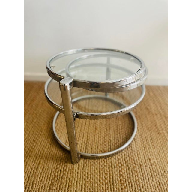 Folding and Rotating Coffee Table, 1970s For Sale - Image 6 of 10