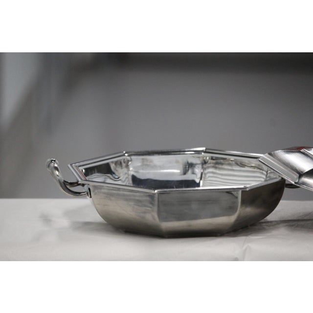 Metal Silver Centerpiece with Lid from Christofle, 1950s For Sale - Image 7 of 16