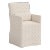 Stoffer Home x Cloth & Company Lindy Slipcover Dining Arm Chair in Francie Cream For Sale