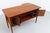 Mid-Century Modern Danish Asymmetrical Teak Desk, 1950s For Sale - Image 11 of 18