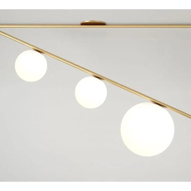 Contemporary Big Triangle Ceiling Light II by Atelier Areti For Sale - Image 3 of 6
